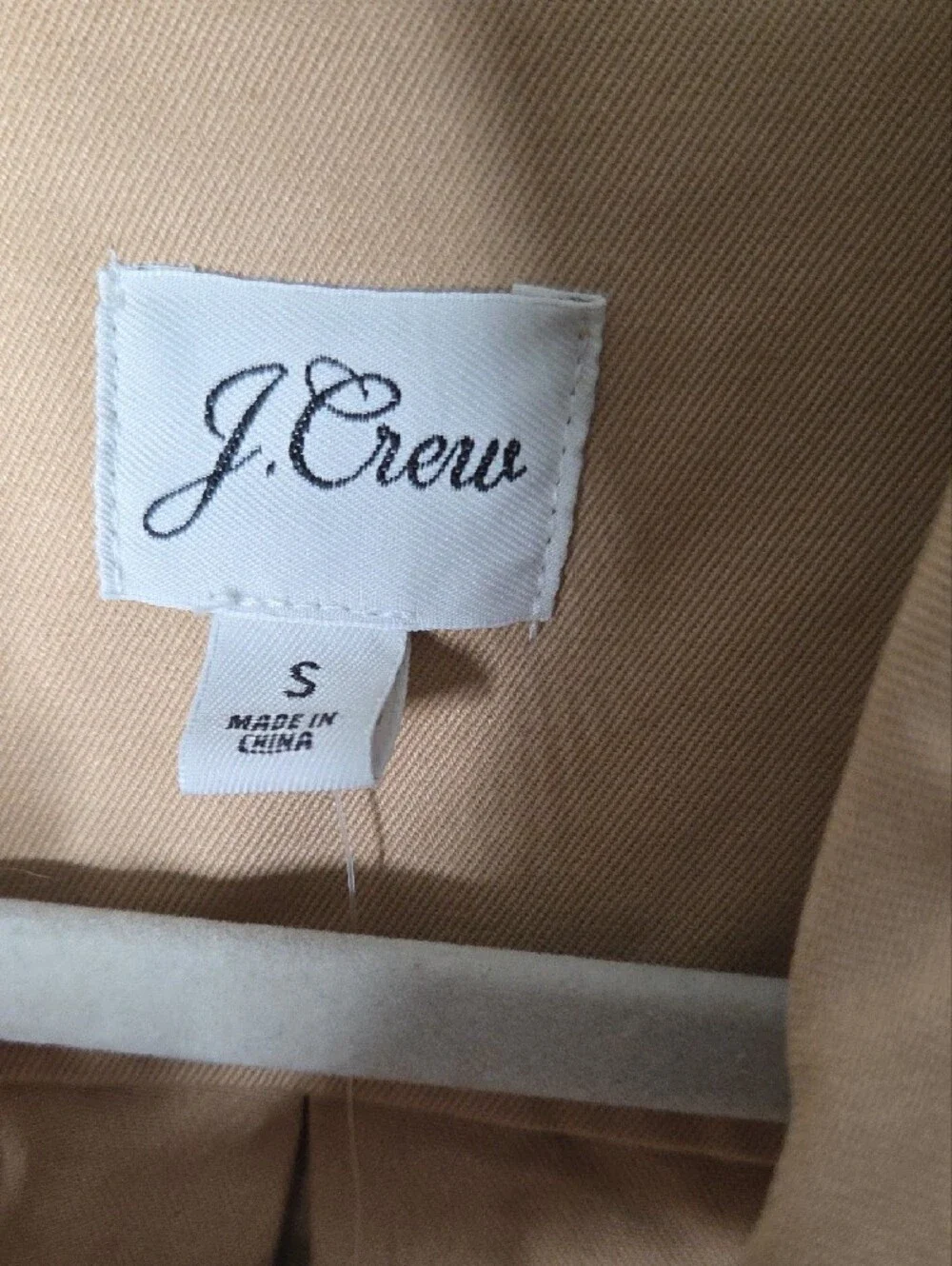 J. Crew Tan Long Sleeve Shirt Dress
